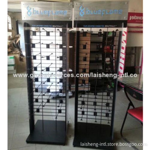 POP Metal phone accessories display stand, made of steel sheet